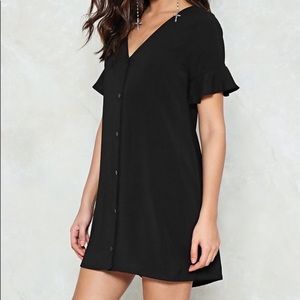 NWT Nasty Gal Late Registration Shirt Dress